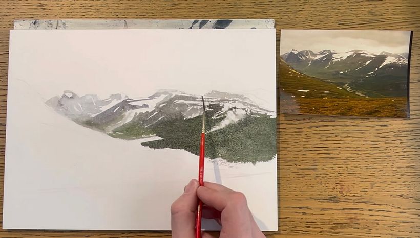 Dry brush 
