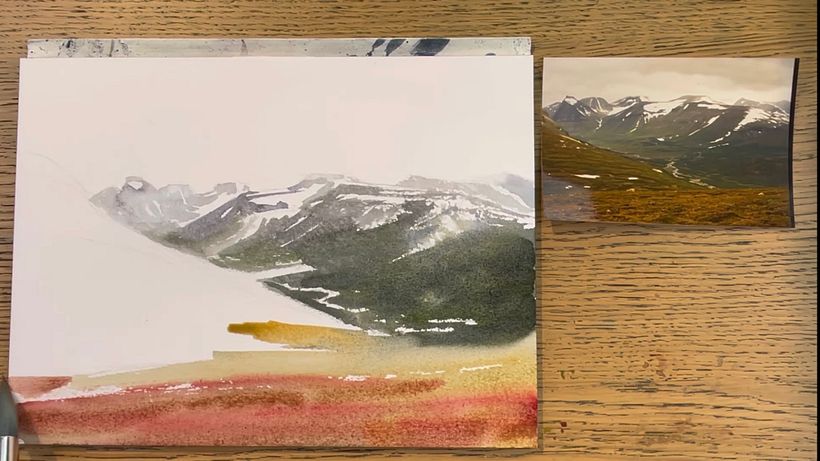 Add warm colors to the foreground 
