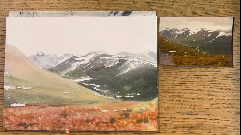 Create texture with a spray bottle 
