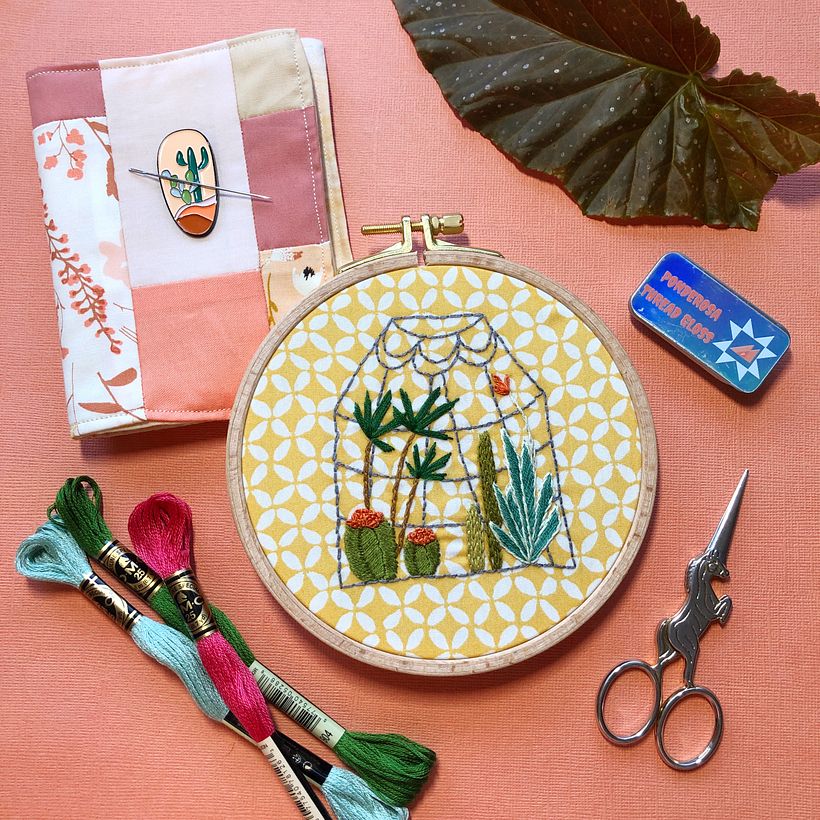 Plant Inspired Embroidery 3