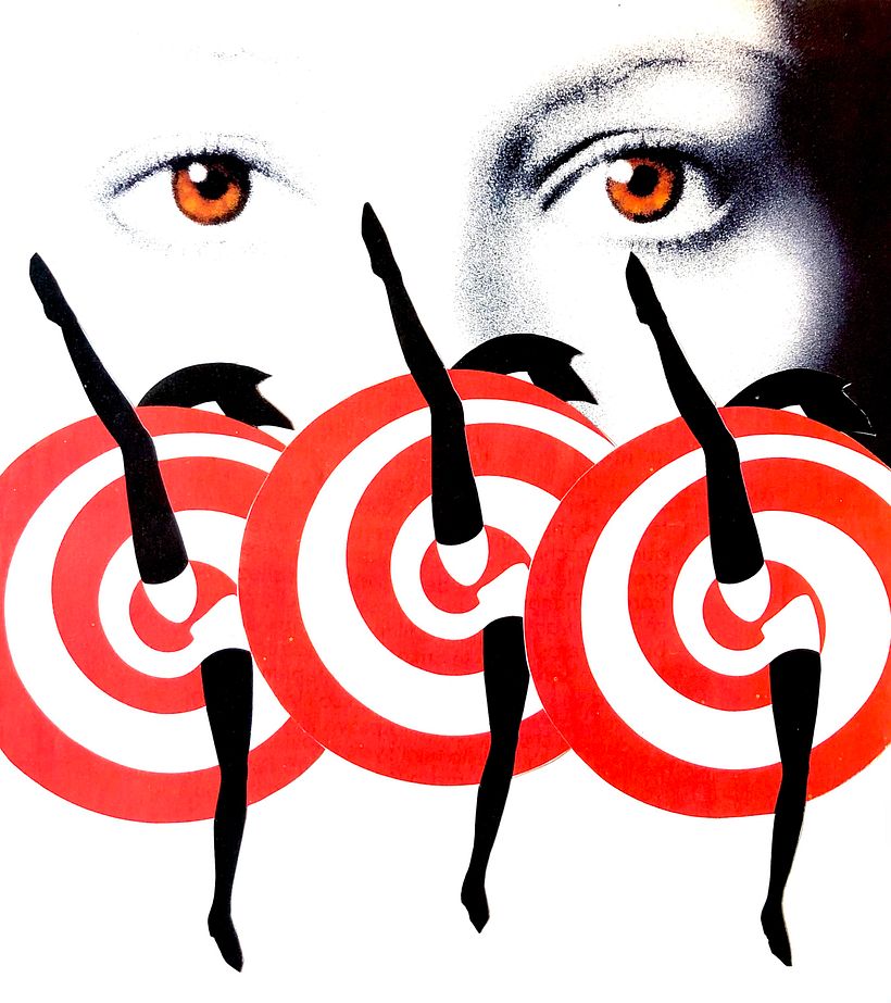 Title: Just-Wait (Collage & mixmedia on paper)