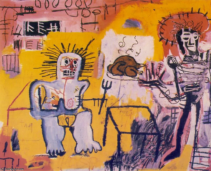 Basquiats "Rice And Chicken" ist eine der Referenzen an die Kunst auf Rosalías neuem Album.