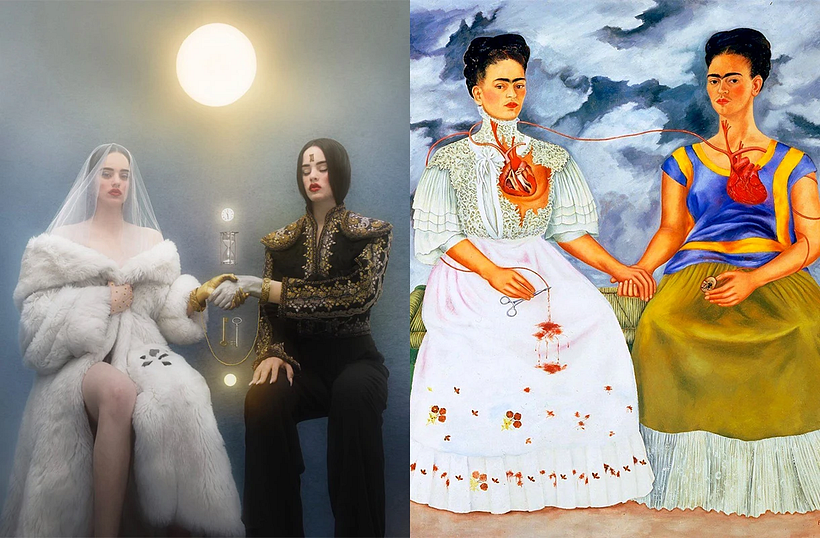 Rosalía und Frida.