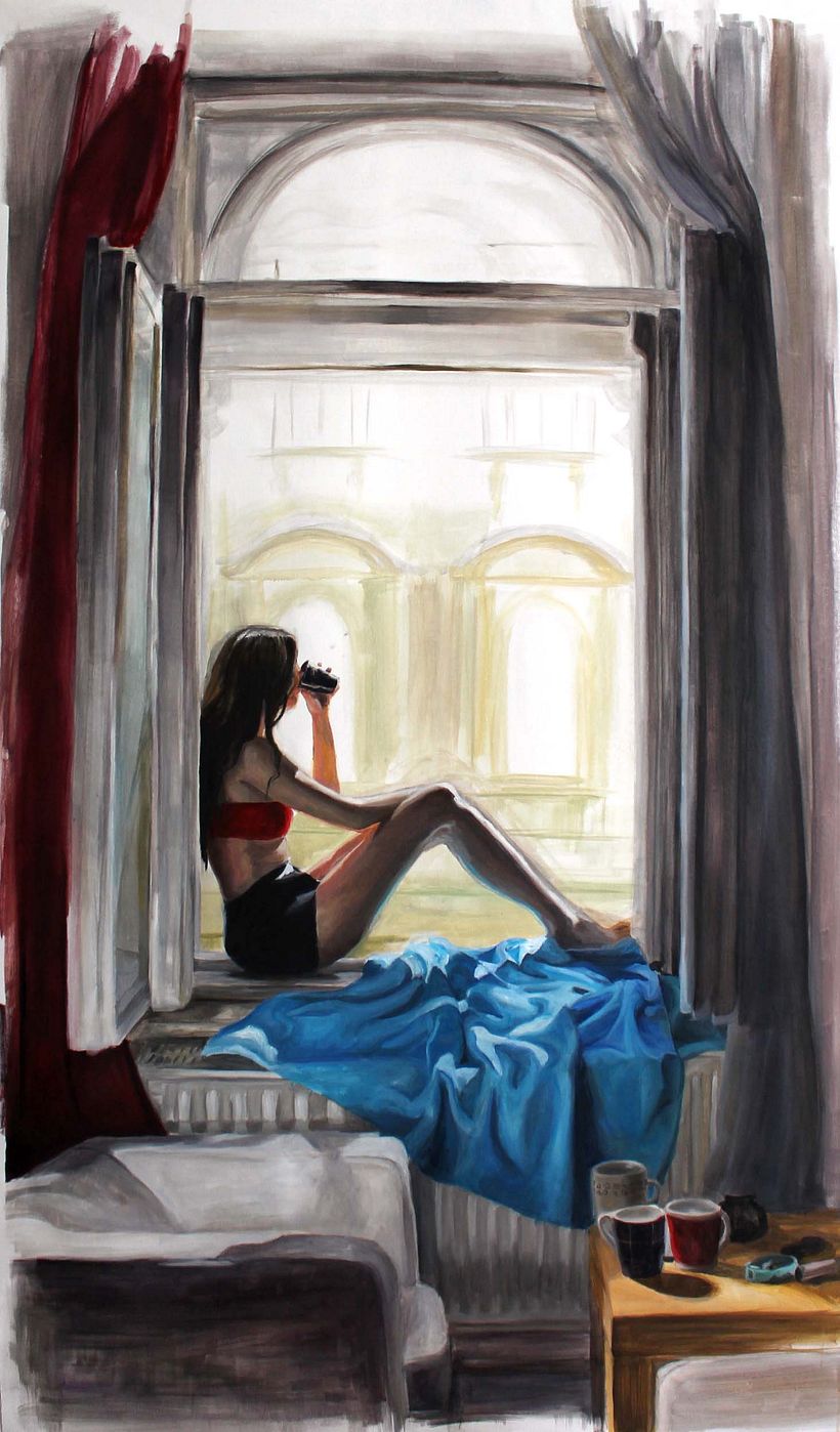 "Café y posado robados", 2019