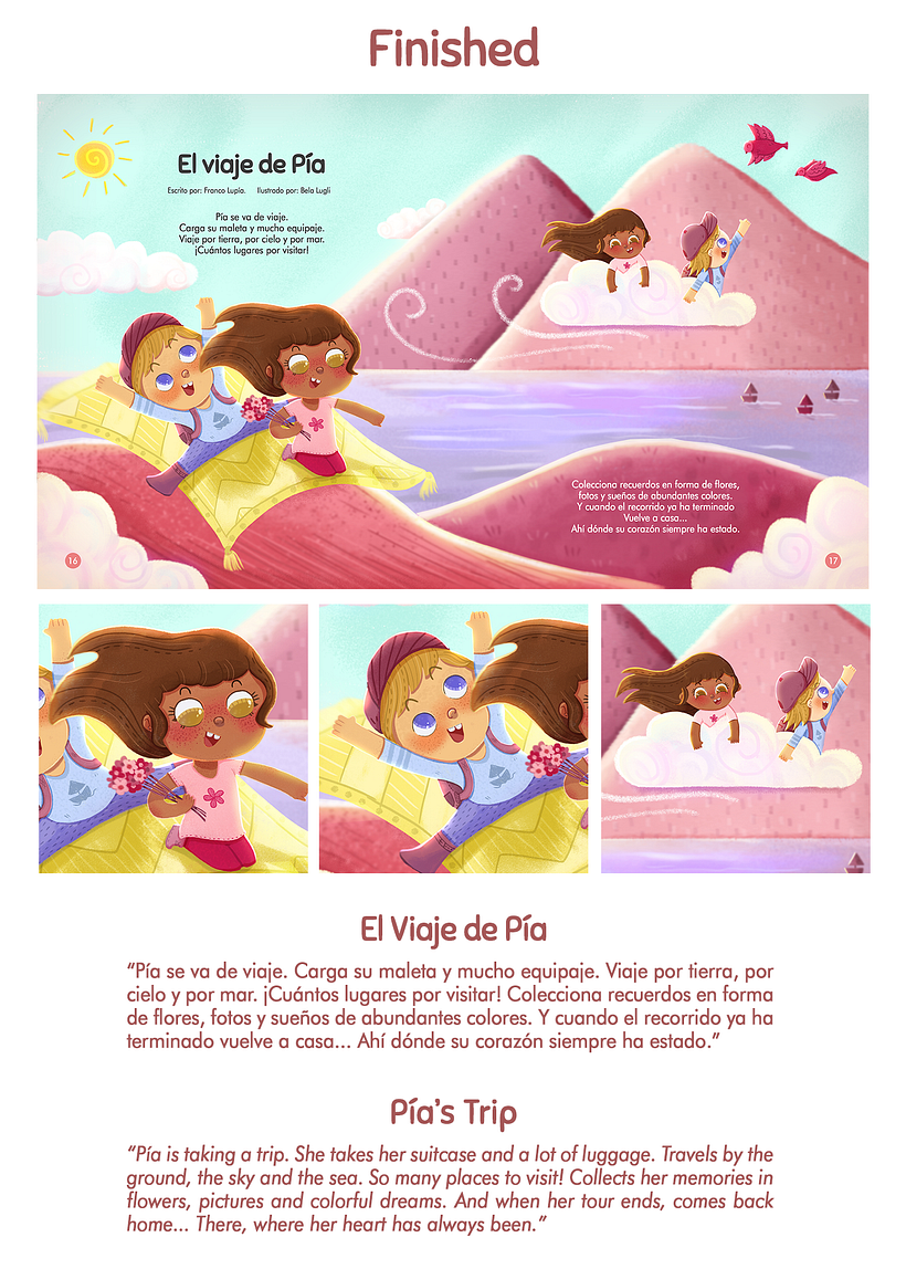 El Viaje de Pía (Projeto Final Ilustração infantil para publicações editoriais) 3