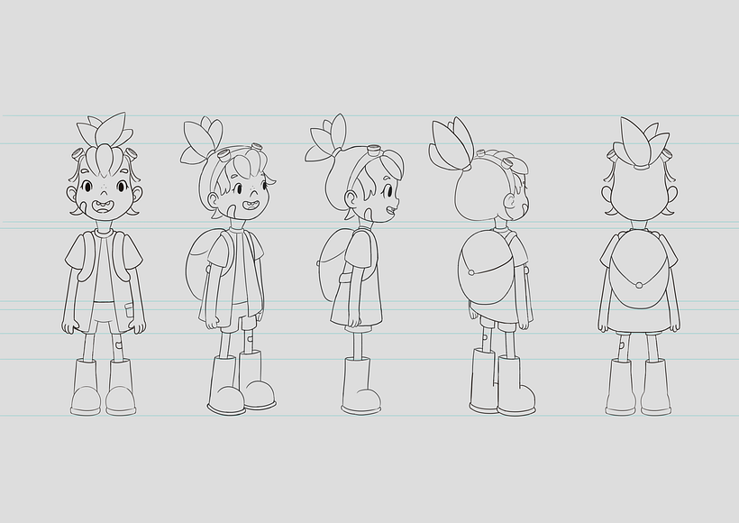 Turnaround - Lineart