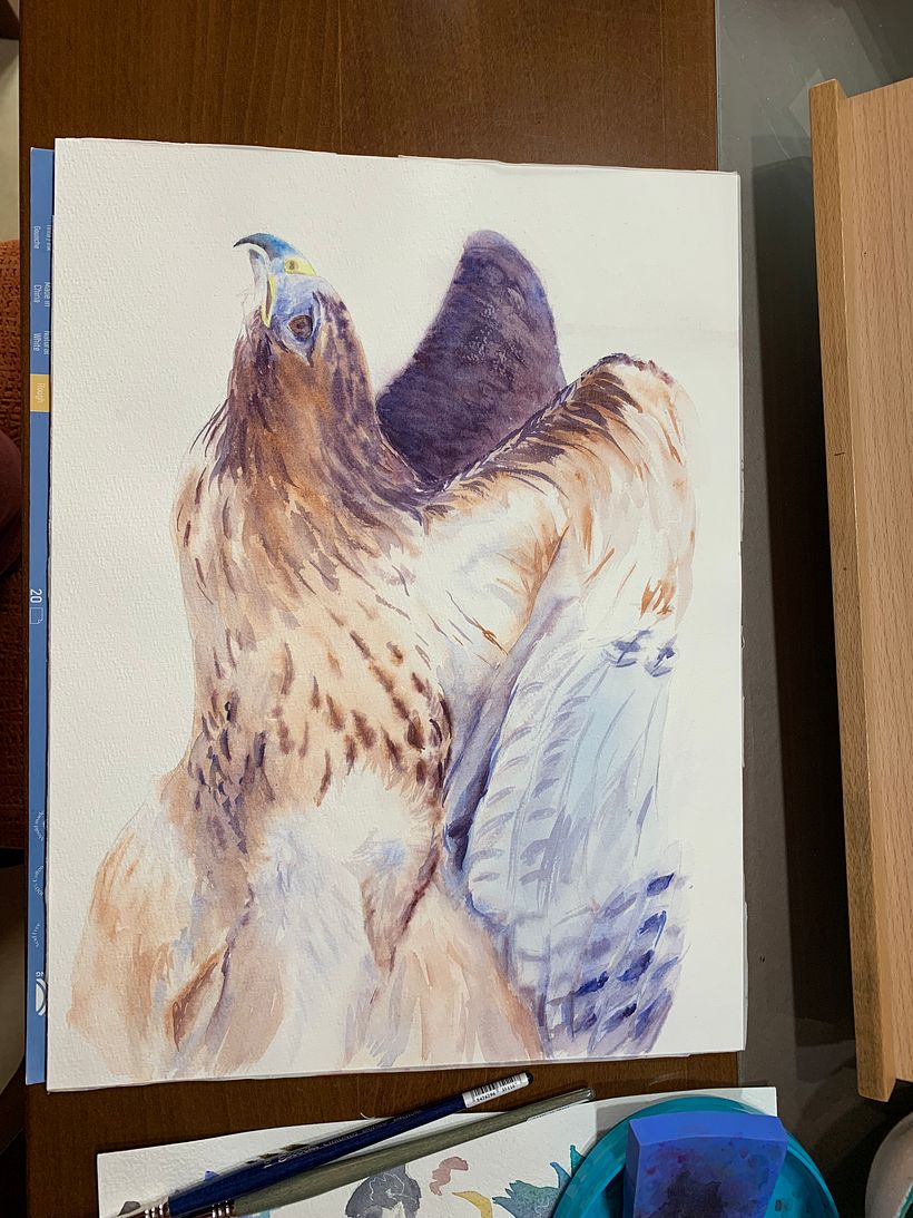 Mi Proyecto del curso: Retratos expresivos de animales en acuarela 6