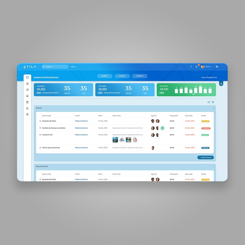 Diseño UX / UI Software CRM Atila 4