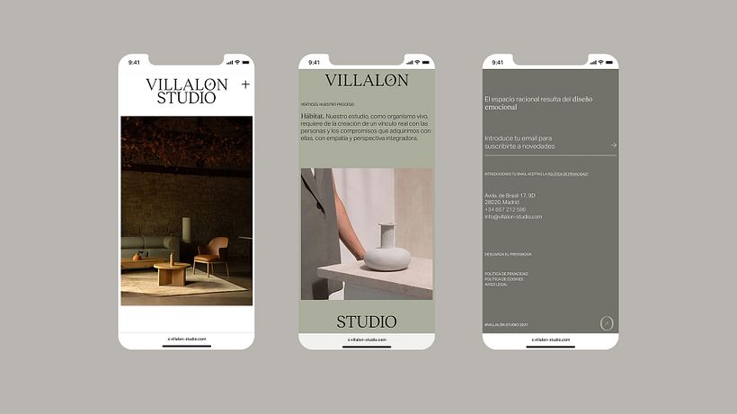 Villalón Studio Website 3