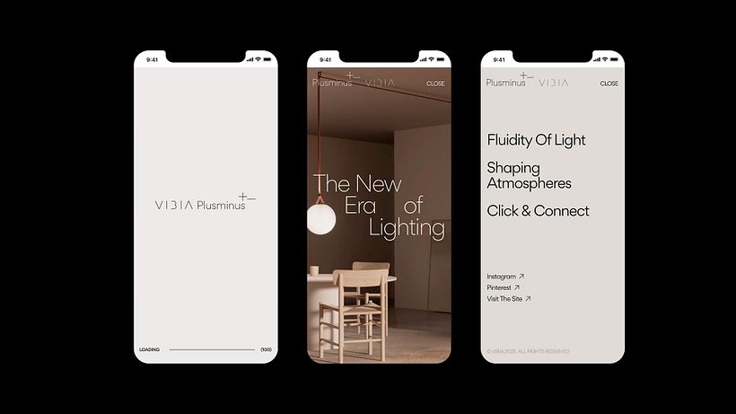 Vibia - Plusminus Landing Page 3