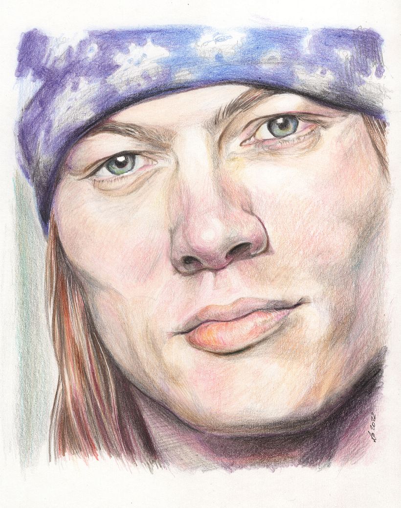 My project for course: Realistic Portrait with Coloured Pencils 2