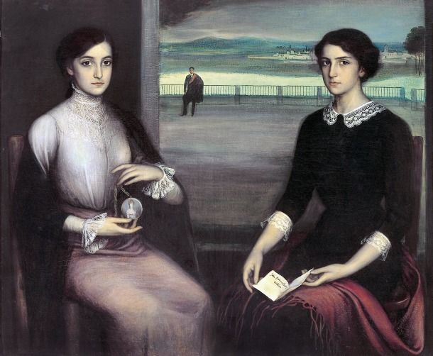 'Ángeles e Fuensanta', obra de Julio Romero de Torres (1909)