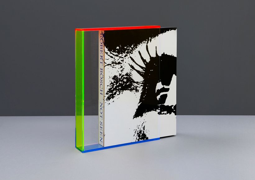 Book design for "Not Seen" by Robert Bösch 1