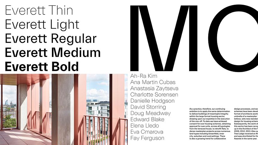 Rebrand for architects Morris + Company - Tasarım