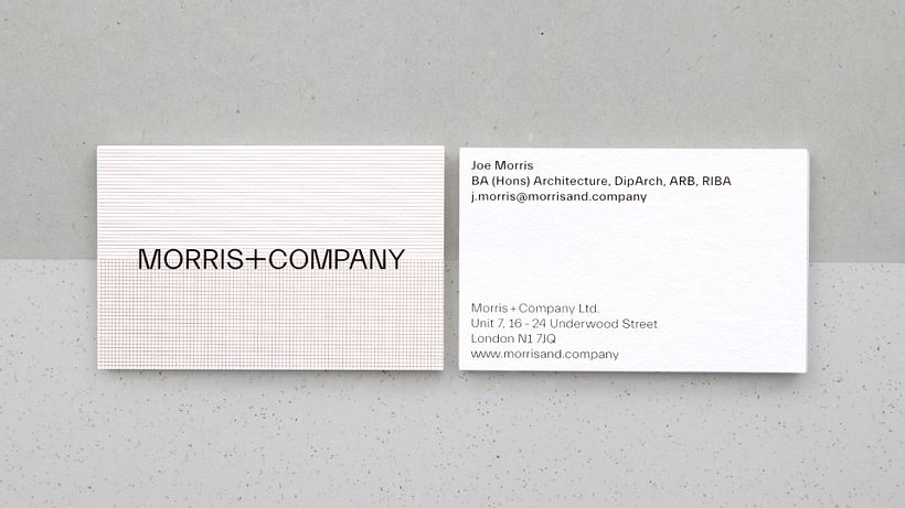 Rebrand for architects Morris + Company - Tasarım