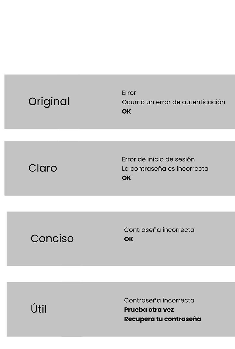 Mi Proyecto del curso: Introducción al UX Writing 8