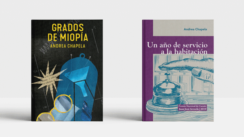 Some of Andrea Chapela's literary works.