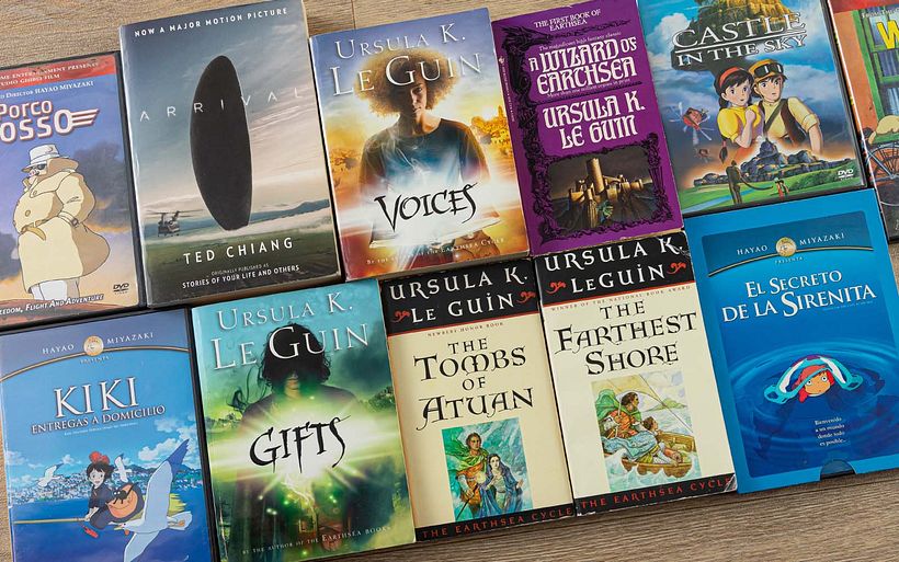 Books and films recommended by Andrea in her course.