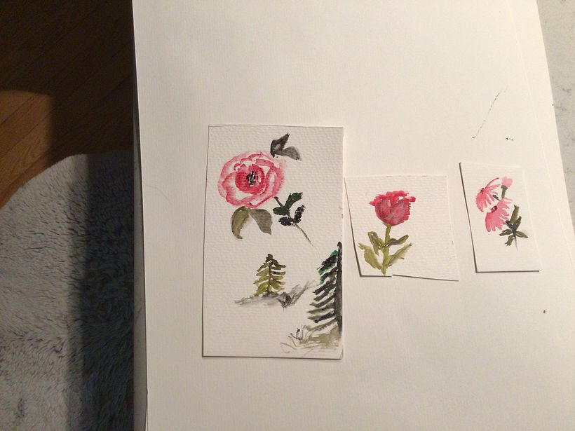 My project for course: Botanical Watercolor Sketchbook 1