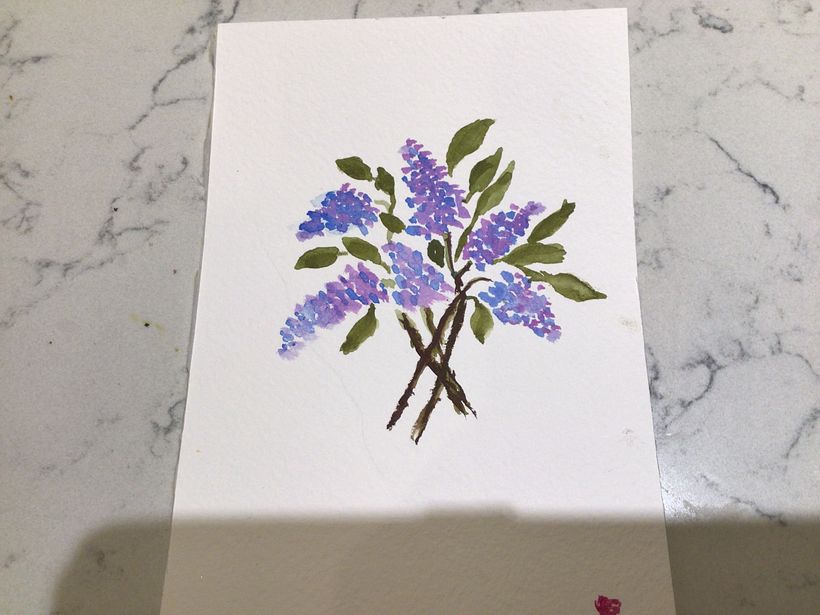 My project for course: Botanical Watercolor Sketchbook 2