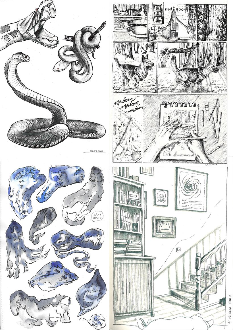 Mój projekt z kursu: Codzienne szkicowanie jako twórcza inspiracja 4