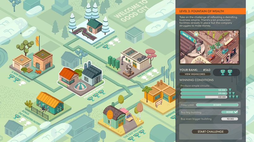 level selection concept