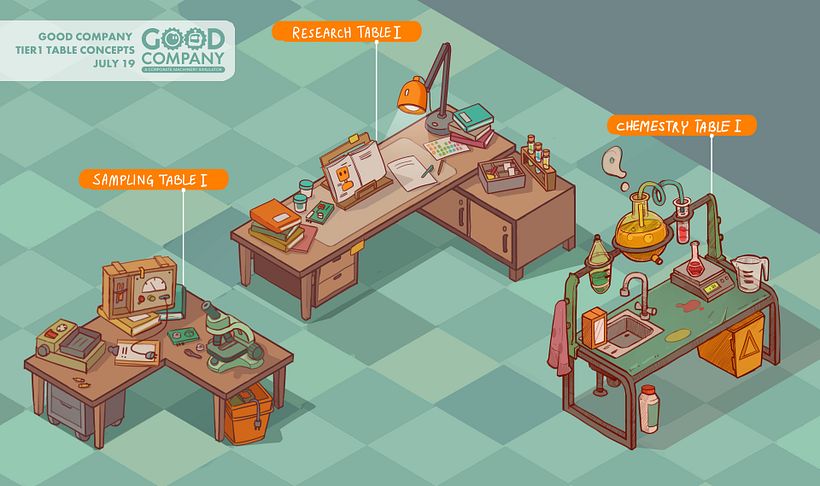 research table concept