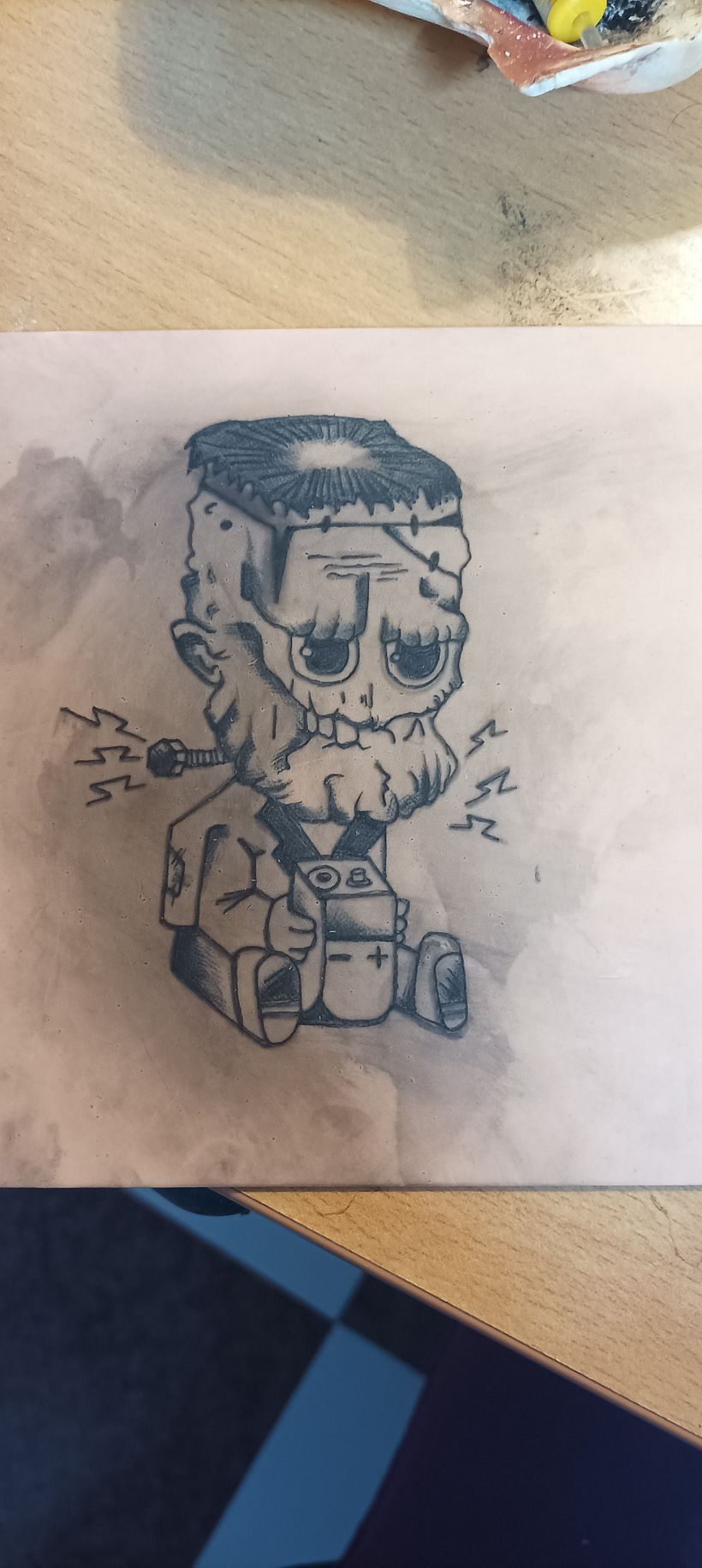 Practicas en piel sintetica_los primeros tatuajes 3