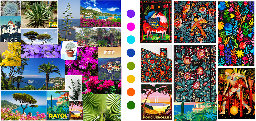 Mon projet du cours : Illustration numérique de motifs inspirés de la faune et la flore 1