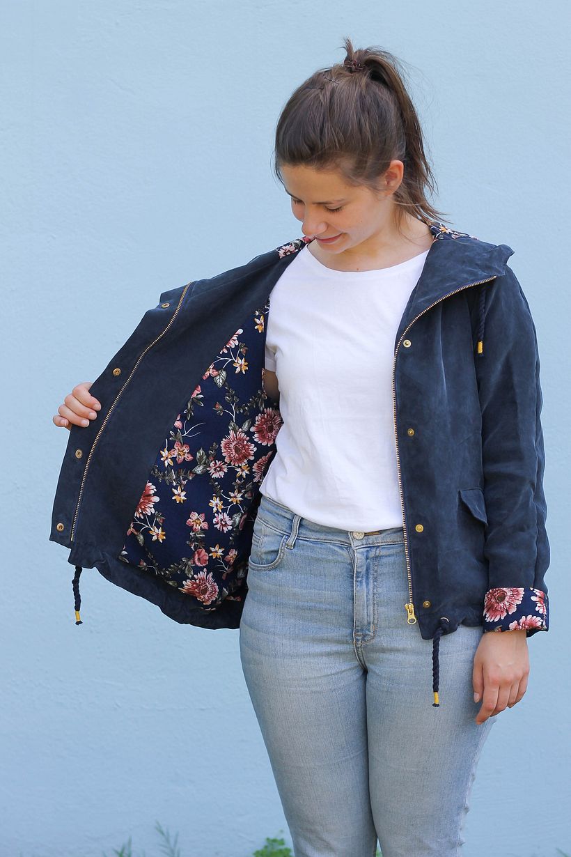 DIY Jacket // Flower Power 1