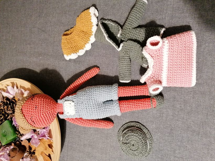 Meu projeto do curso: Amigurumi: design de roupa, cabelo e acessórios 2