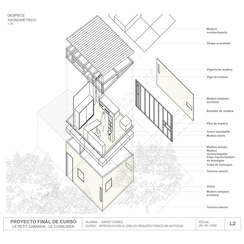Mi Proyecto del curso: Introducción al dibujo arquitectónico en AutoCAD 2