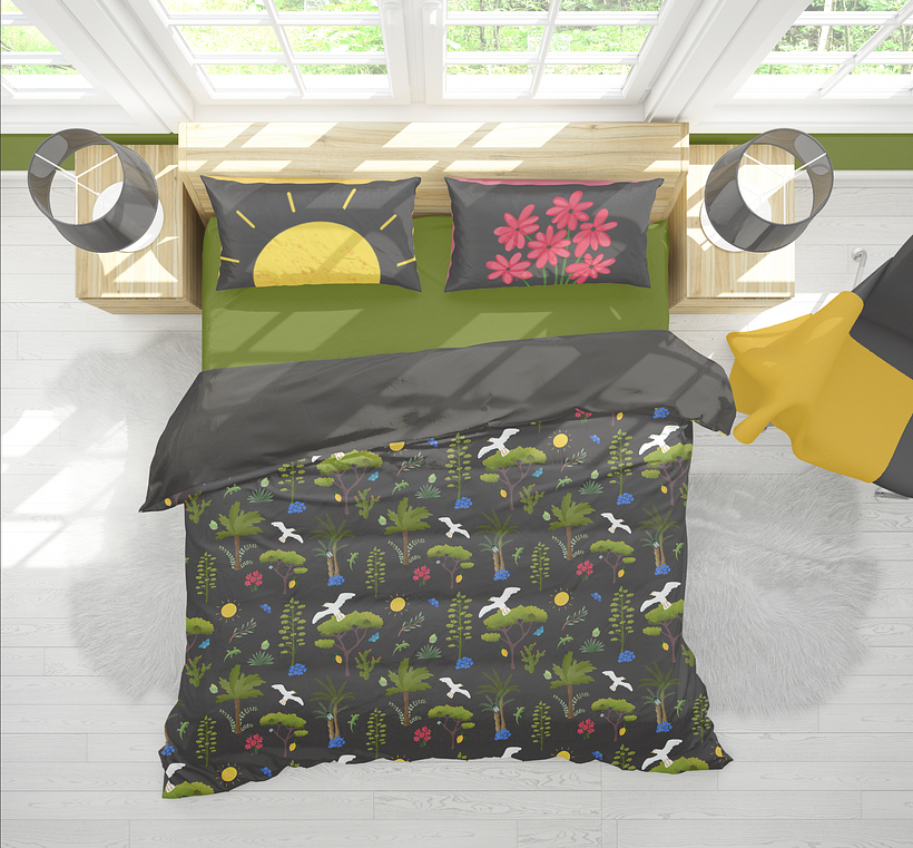 Mon projet du cours : Illustration numérique de motifs inspirés de la faune et la flore 11