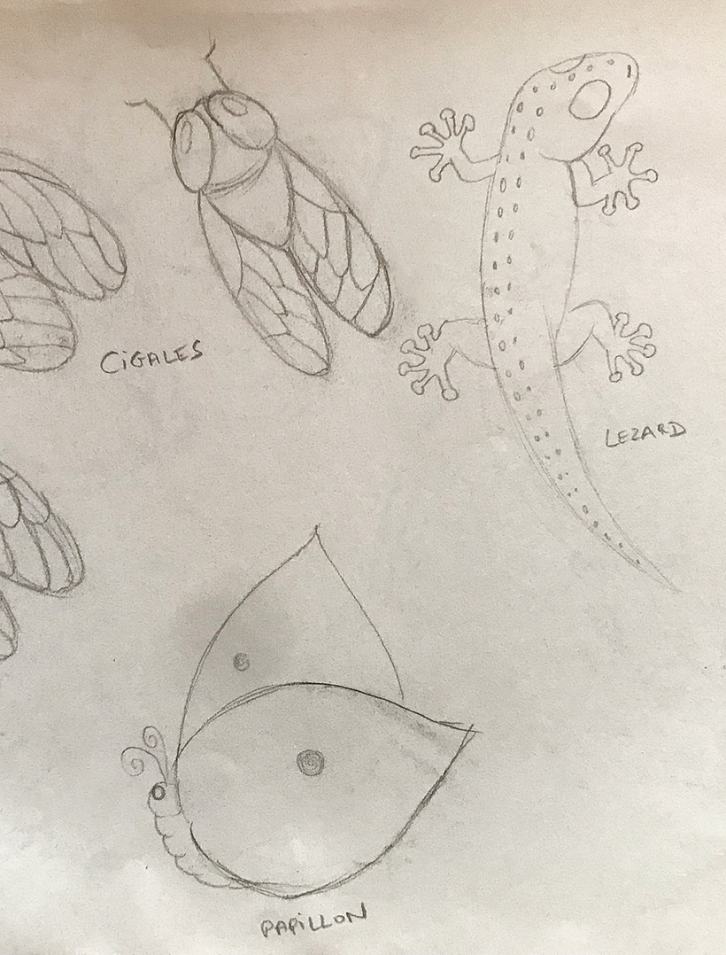 Mon projet du cours : Illustration numérique de motifs inspirés de la faune et la flore 2