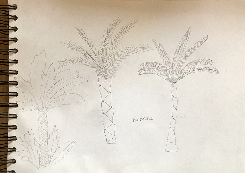 Mon projet du cours : Illustration numérique de motifs inspirés de la faune et la flore 3