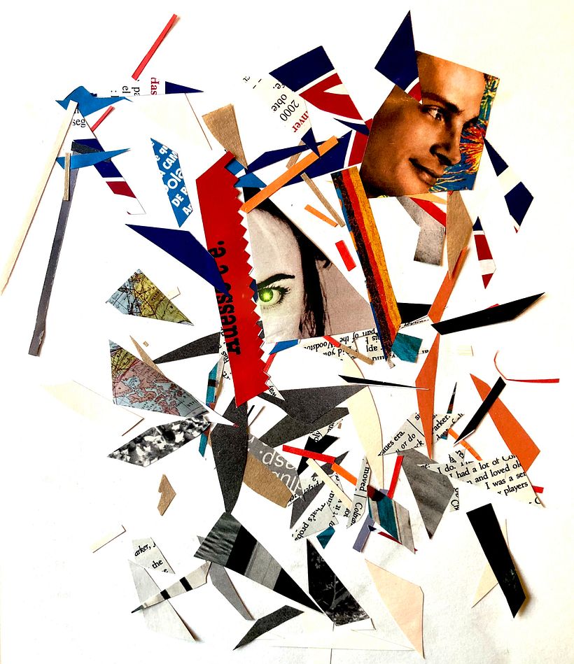 Title: Lol (Collage & mixmedia on paper)