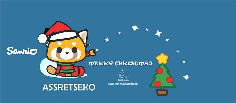 unit 1 Influences, RETSEKO Merry Christmas Festival Card Design