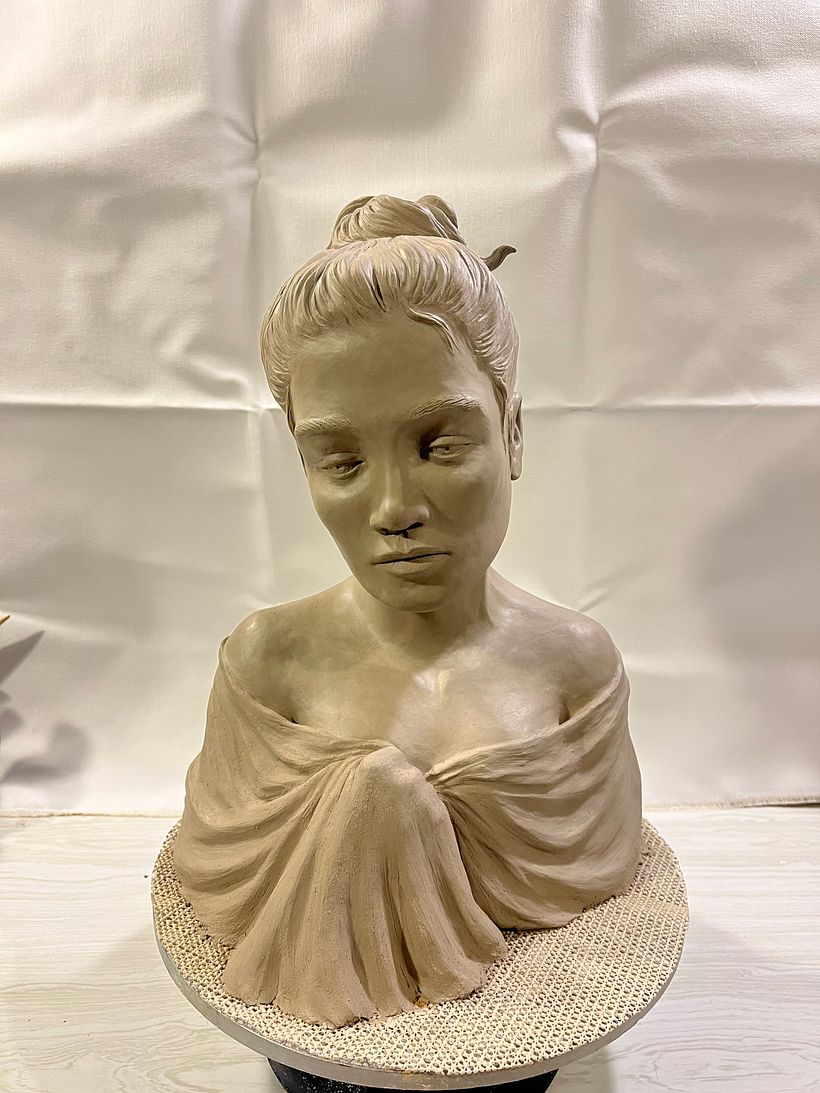 My project for course: Introduction to Clay Figurative Sculpture 3