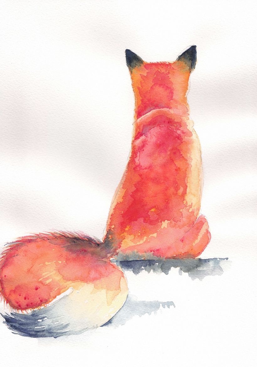 My project for course: Expressive Animal Portraits in Watercolor 3