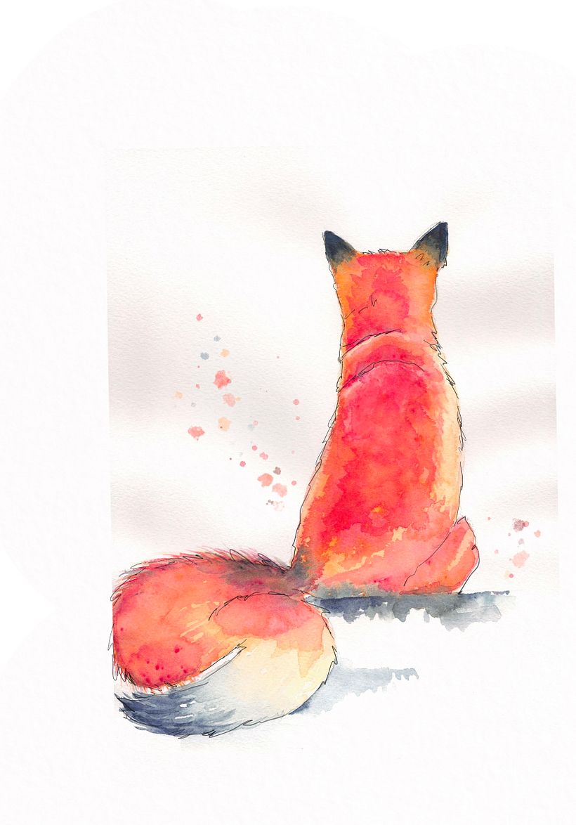 My project for course: Expressive Animal Portraits in Watercolor 3
