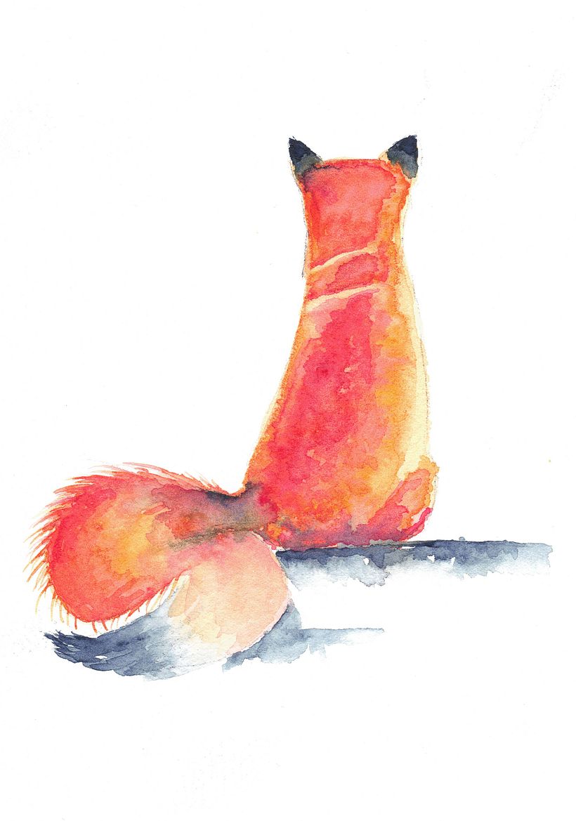 My project for course: Expressive Animal Portraits in Watercolor 3
