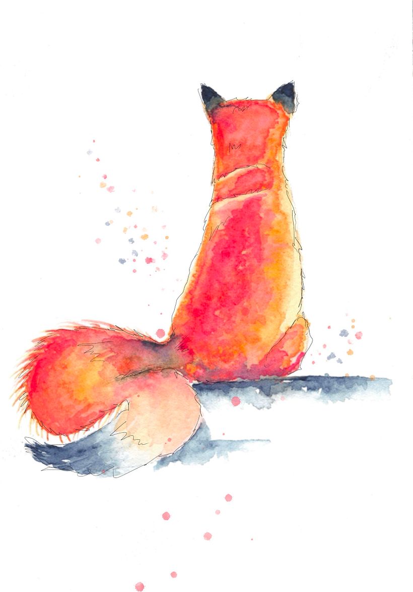 My project for course: Expressive Animal Portraits in Watercolor 3