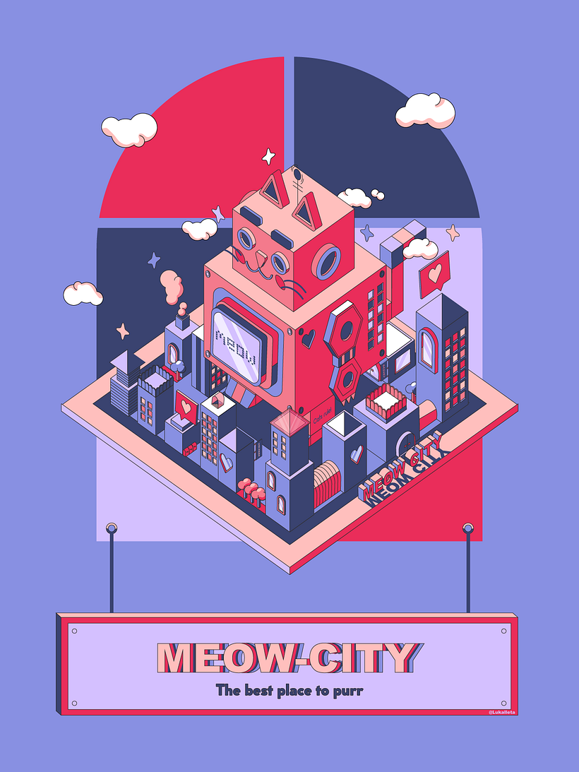 Diseño de Cartel y aplicación de ilustración