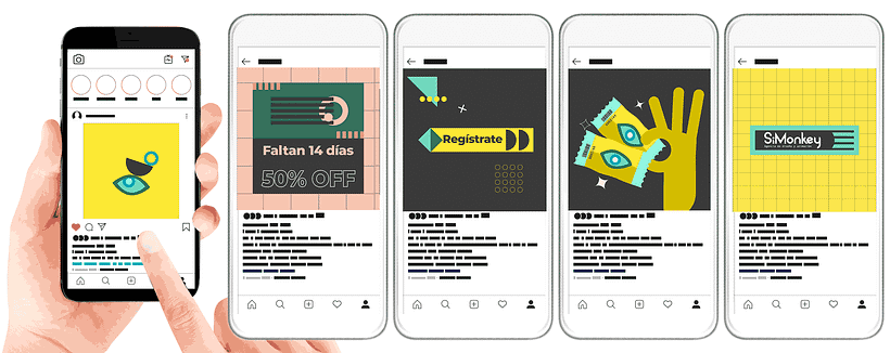 Templates de feed para Instagram