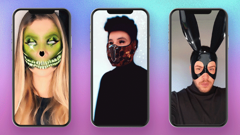 Examples of filters created by Jeferson Araujo.