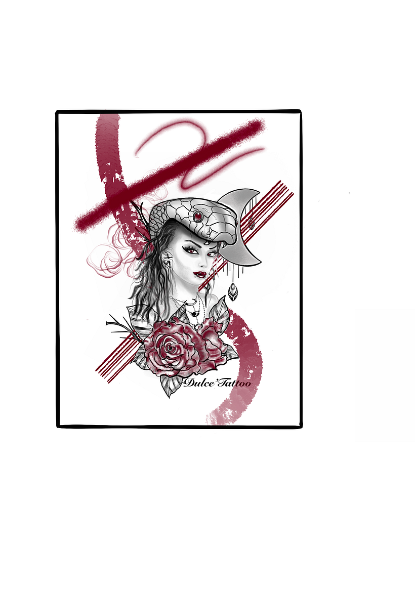 Mon projet du cours : Conception et illustration numérique de tatouages avec Procreate 3