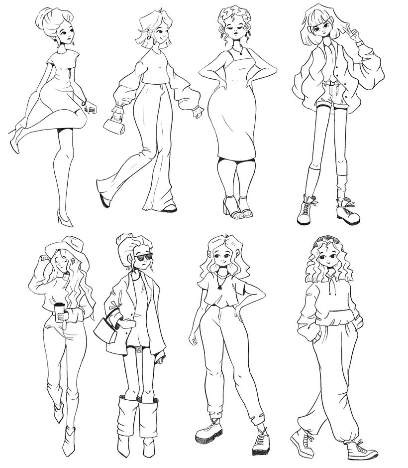 My project for course: Drawing Appealing Characters with Personality 2