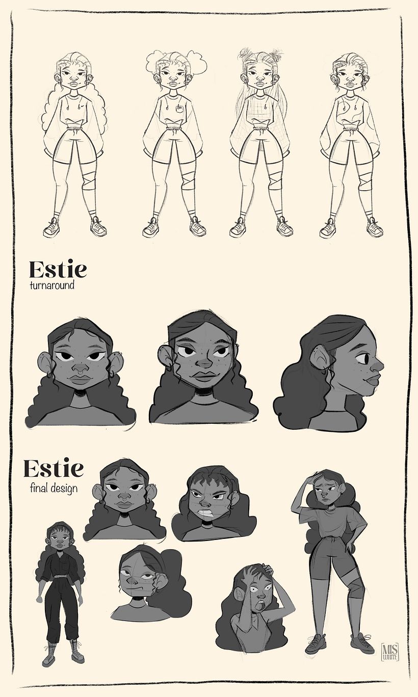 Mi Proyecto del curso: Dibujo de personajes llenos de personalidad 2