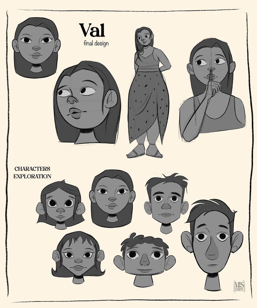 Mi Proyecto del curso: Dibujo de personajes llenos de personalidad 3