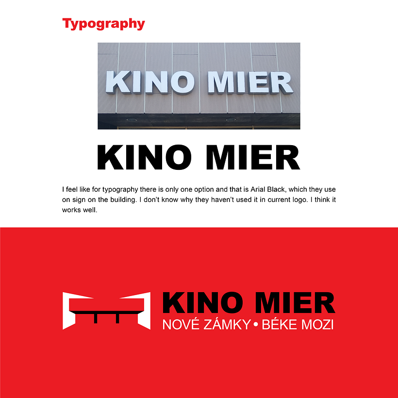 Kino Mier - Project for course: Logo Design: From Concept to Presentation 7